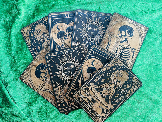 Decorative Wooden Tarot Cards