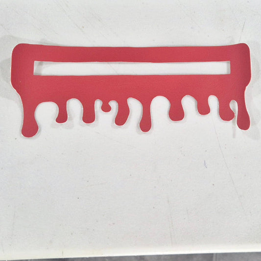 Blood Dripping Zipper Overlay SVG