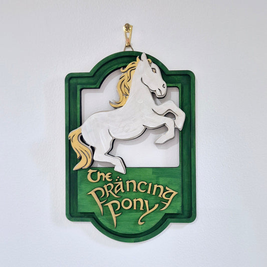 Prancing Pony Sign
